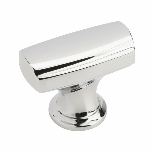 Amerock Highland Ridge 1-3/8 in 35 mm Length Polished Chrome Cabinet Knob BP5531126